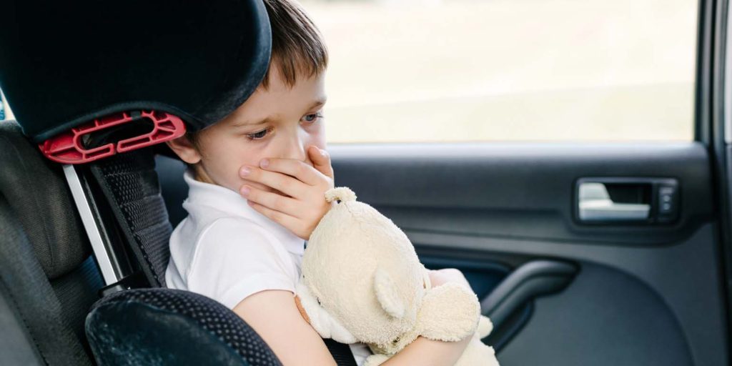 Travel sickness - car sickness in kids