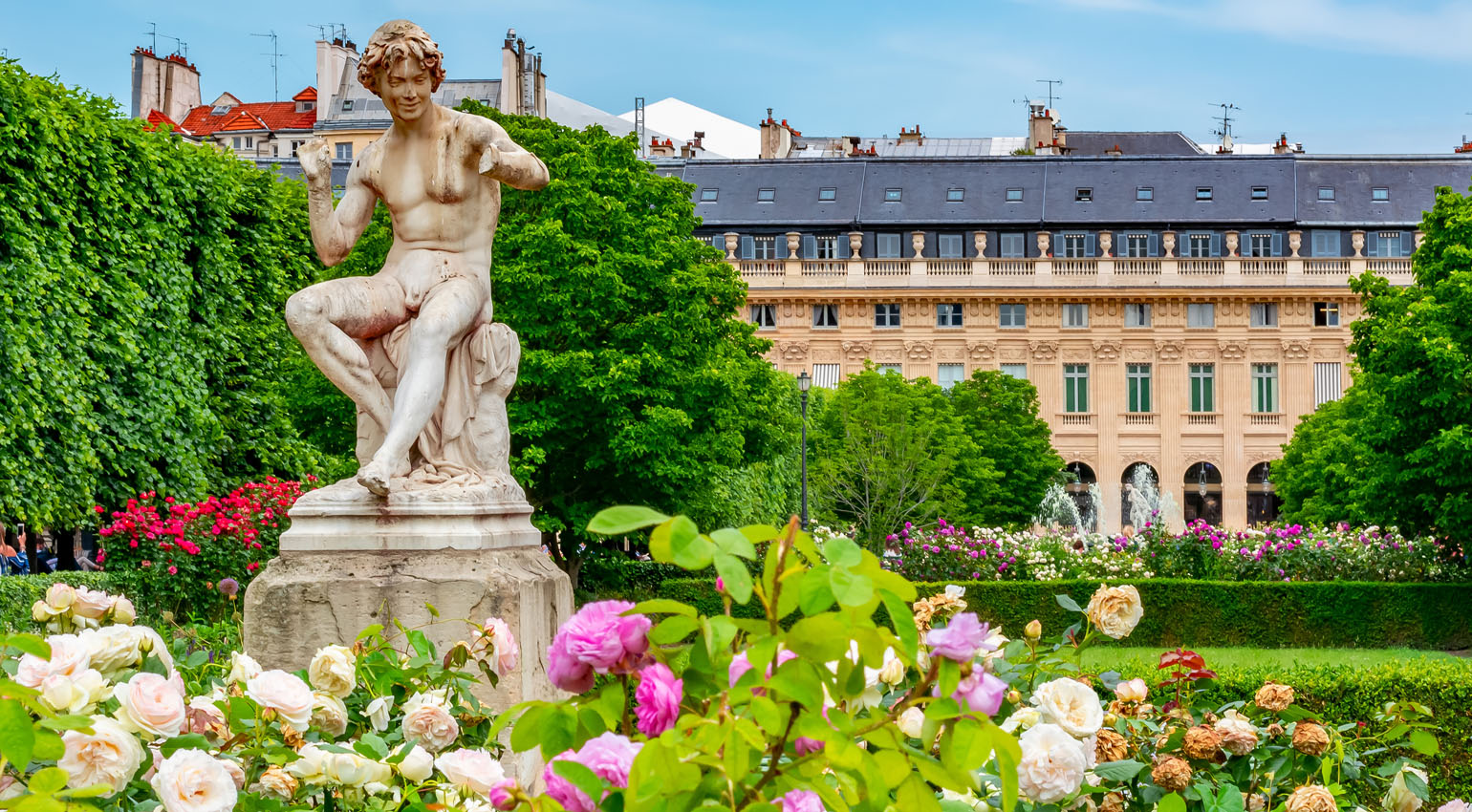 Emily in Paris Filming Locations - Palais-Royal Garden