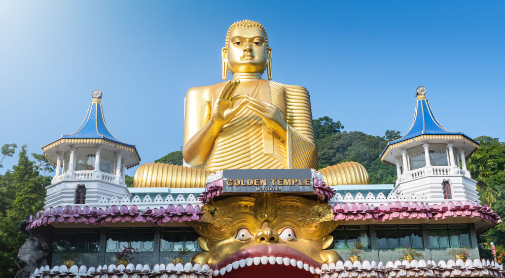 Best Places to Visit in Sri Lanka - The Dambulla Cave Temple 