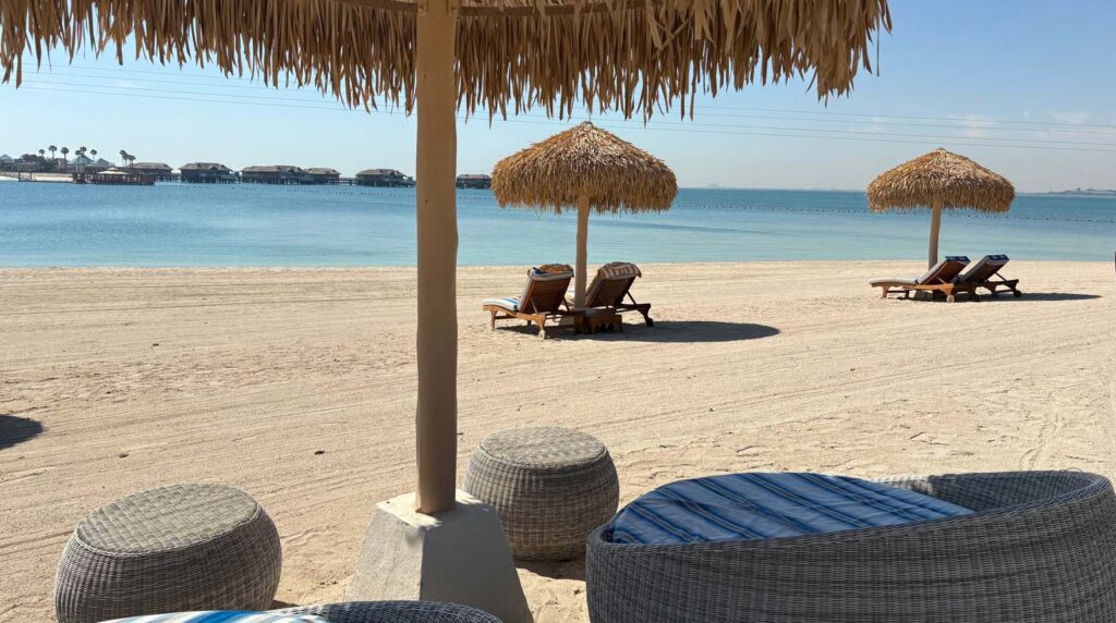 Sunbathe at Banana Island