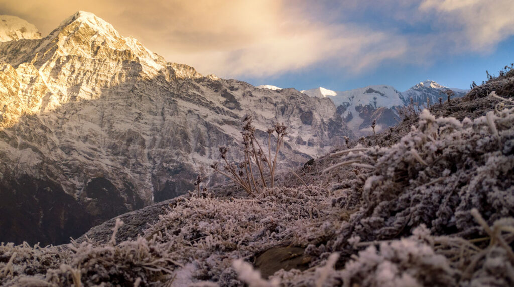 sunrise time view point from mardi himal