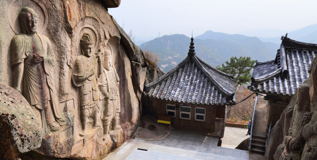 Seokbulsa temple bell tower in Busan, Geumjeong Mountain, Best places to visit in South Korea