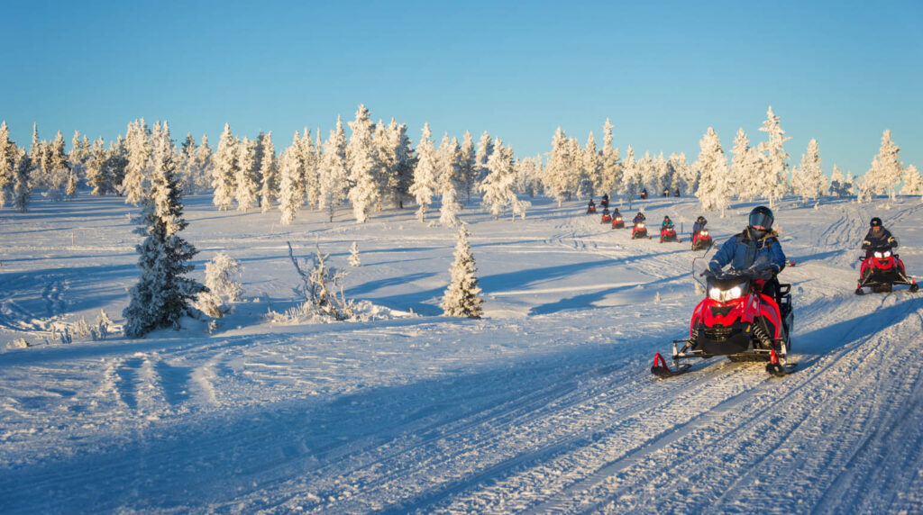 Winter holiday sports and adventure