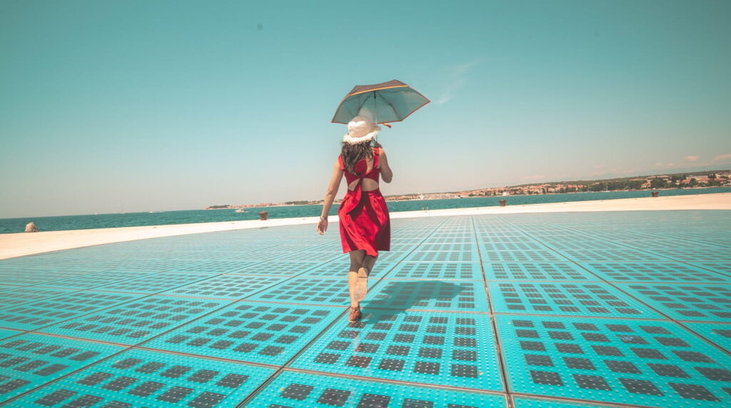 outdoor disco floor in Zadar, Croatia -Best Spring Break Destinations for College Students